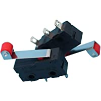 ueetek 10 unidades 250 V 5 A SPDT 1 NO 1 NC momen Militar Bisagra rollo palanca 842500391 3 Pins
